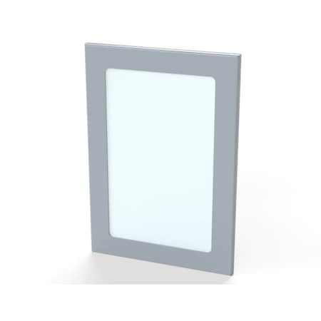 Saginaw Control & Engineering Window, 11-1/2 in. H x 8 in. W x 0.38 in. L, 304 Stainless Steel SCE-PWK95NF